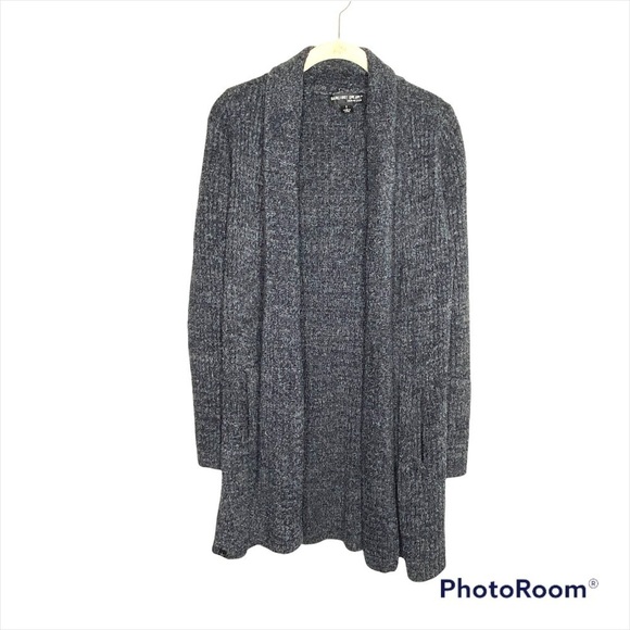 Barefoot Dreams Cozy Chic Lite Montecito Cardigan Indigo Stone - Picture 4 of 10